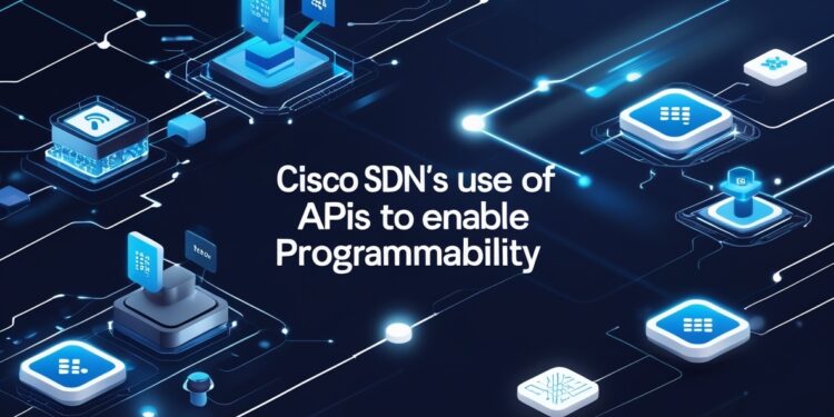 The use of APIs by Cisco SDN to facilitate programmability